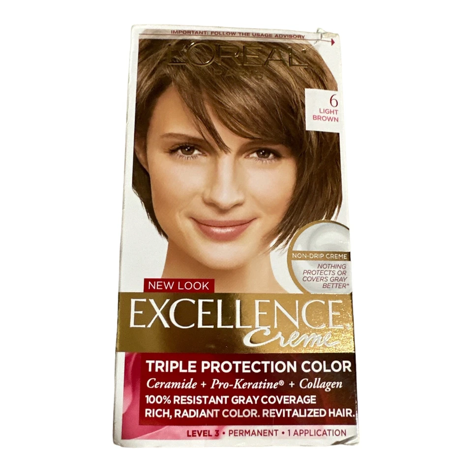 L'oreal Paris Excellence Creme Hair Color Light Brown 6