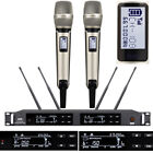 Ulxd4 Ksm9 Ksm8 Wireless Microphone System Uhf Stage Karaoke Sing 2 Channel
