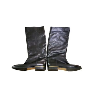 Botas Ecuestres Peter Kaiser Cuero Negro Talla 9 Dorado Elastómero Estrecho Becerro - Imagen 1 de 14