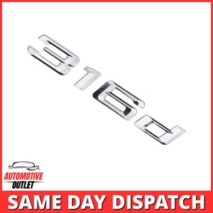316d LETTERING REAR BOOT LID TRUNK BADGE EMBLEM FOR BMW 3 SERIES, CHROME - Picture 1 of 3
