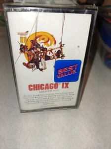Chicago IX - Greatest Hits Cassette Tape (1975) Reissue SEALED - Picture 1 of 3