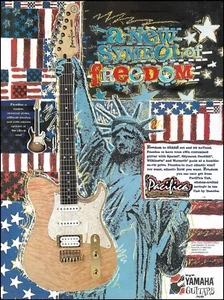Guitarra eléctrica Yamaha Pacifica Freedom 1997 anuncio 8 x 11 impresión de anuncio - Imagen 1 de 3