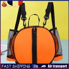 Mesh Basketball Bag Portable Basketball Pouch for Outdoor Sports (Orange) FR