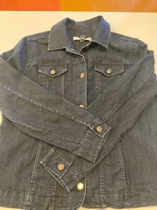 Croft & Barrow Causual Denim Jean Jacket, Womens Medium - Picture 1 of 9