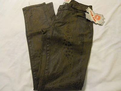 Calça skinny feminina júnior tamanho 3 estampa de animais beijo quente  - Imagem 1 de 3