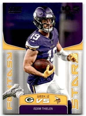 2019 Score Fantasy Stars Adam Thielen Minnesota Vikings #FS-12 - Image 1 of 2