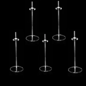 5 ensembles support acrylique transparent pour Barbie 1/6 poupée 30 cm support figurine - Photo 1/8