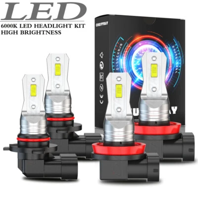 For Ford Transit-150/250/350 2015-2019 - Combo LED Headlight Hi/Lo Beam Bulbs - Image 1 of 4