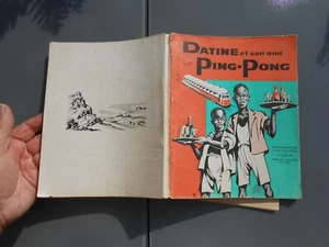 Datine et son Ami Tischtennis Dahomey Mission Africaines de Lyon 1960 J Huchet  - Bild 1 von 12