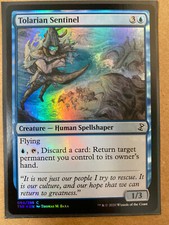 Tolarian Sentinel FOIL COMMON MTG Time Spiral Remastered TSR Magic Gathering NEW