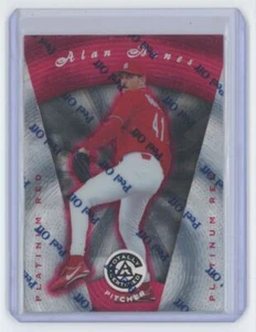 1997 PINNACLE TOTALLY CERTIFIED ALAN BENES . 0086/3999 ST. LOUIS CARDINALS #6 - Picture 1 of 2