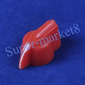 5 PIEZAS Perilla Cabeza de Pollo para Guitarra Efecto Bajo Pedal Amplificador Audio Rojo - Imagen 1 de 3