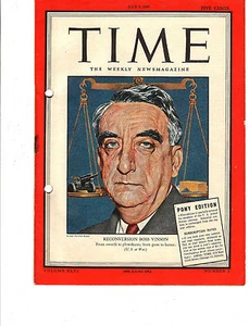 Time Magazine WWII Pony Edition, July 9 1945, Reconversion Boss Vinson - Picture 1 of 1