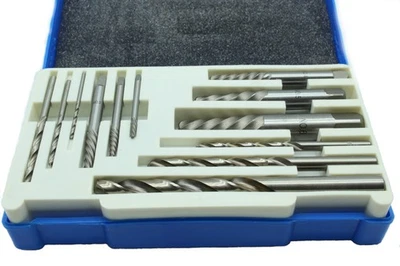 TMAX 12 pc SCREW EXTRACTOR Damaged Broken Bolt Removal SET Kit DRILL EASY OUT - Image 1 of 2