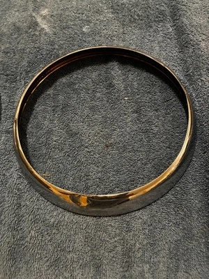 1974 TR6 Lucas Headlight Outer Chrome Bezel Trim Ring Fits 63-76 TRIUMPH 119072 - Изображение 1 из 4