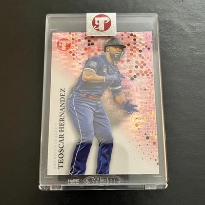 2022 Topps Pristine Pink Refractor #273 Teoscar Hernandez /15 Toronto Blue Jays - Image 1 of 2