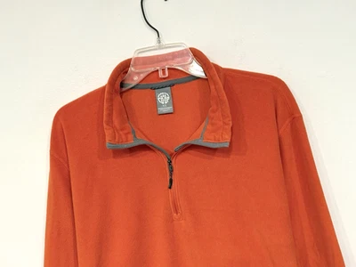 REI кооператив 1/4 молнии флисовый пуловер свитер мужской размер XL оранжевый толстовка 883349 - Изображение 1 из 4
