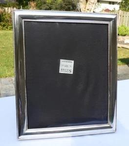STERLING SILVER " THE 925 INC" PICTURE FRAME 11.5 X 9.5" ROPE TRIMMED - Picture 1 of 11