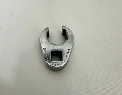 Snap On Tools USA Metric 18mm 3/8" Drive Flare Nut Crowfoot Wrench, FRHM18 - Image 1 of 2