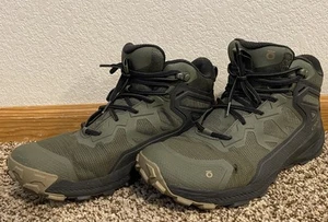 Oboz Katabatic Mid Hiking Boots Eco Black Green Trails Camping Mens Size 9.5 - Picture 1 of 14
