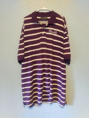 Coogi Polo Vintage Button Up Short Sleeve Shirt Striped Pattern 3XL - Image 1 of 4
