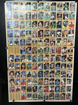 Figurinhas e cartas colecionáveis de beisebol de 1987 da Topps sem cortes - Imagem 1 de 4