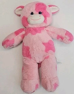 Build a Bear Erdbeerkuh Plüsch rosa Milchshake gepunktet BAB Stofftier - Bild 1 von 11