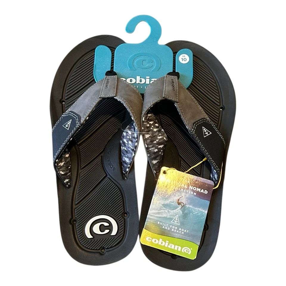 Босоножки Cobian Draino 3 черные мужские 10 Nautical Nomad комфортные HD203-0010 новые с ценниками - Изображение 1 из 4
