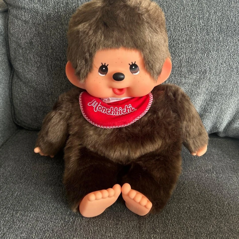 Sekiguchi Monchhichi Premium Standard L Boy Girl Soft Vinyl Plush Doll