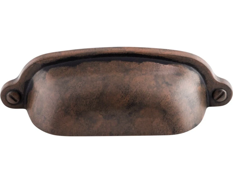 Top Knobs Dakota Collection 2-9/16 Cup Pull Patina Rouge M1210 *JUEGO DE 8* ¡NUEVO! Foto 1 de 1