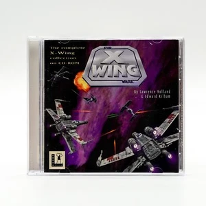Vintage Star Wars X-Wing PC Game Space Simulation LucasArts 1993 Tested + Manual - Picture 1 of 4