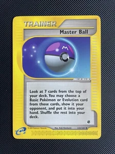 Pokemon Karte Meisterball 143/165 Expedition Base Set Non Holo - LP/NM - Bild 1 von 6