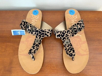 NWT Blowfish Womens Size 7.5 Malibu Leopard Print Sandals - Image 1 of 4