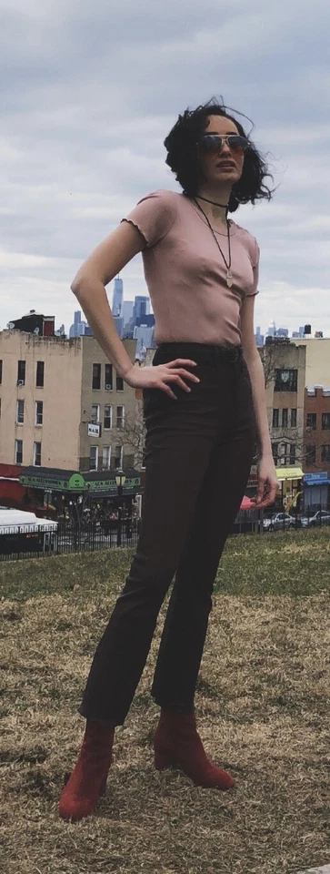 Rag And Bone Retro Burgundy Leather Pant Size 24. Excellent Condition! - Image 1 of 4