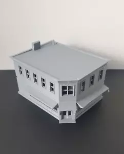 Modellino edificio/barra scala N 1:160 per modellino ferroviario - Foto 1 di 8