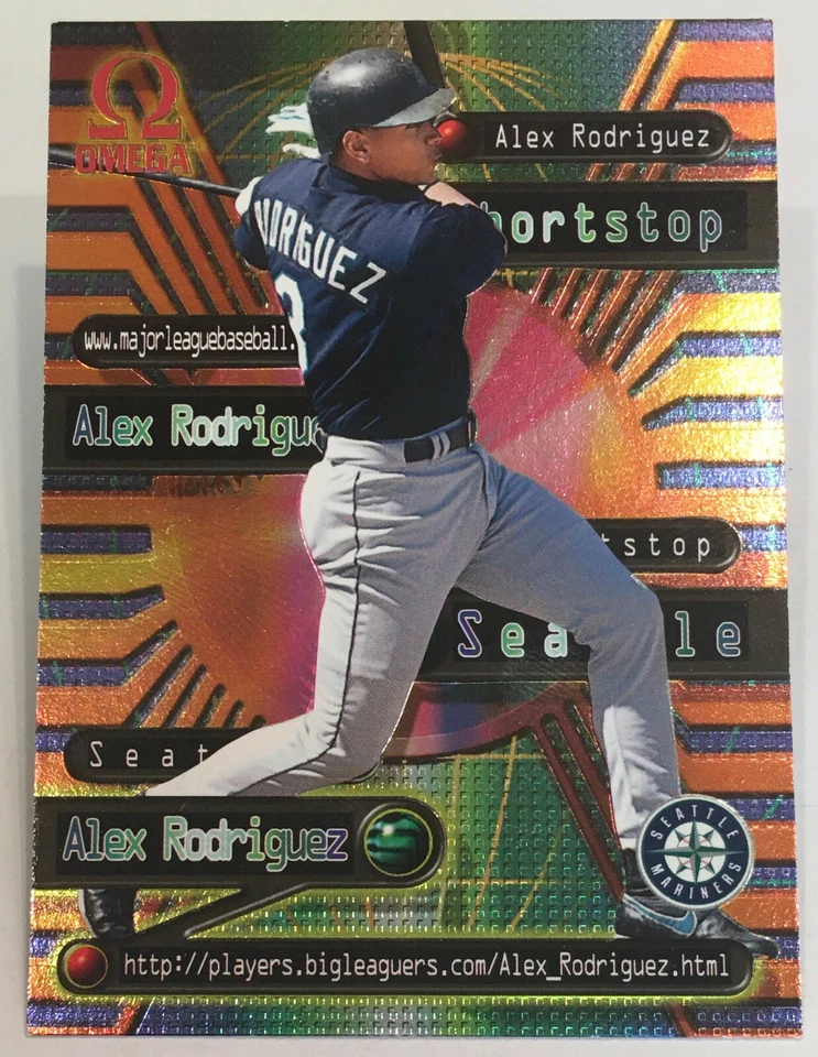1998 Pacific Omega - Online Inserts - Alex Rodriguez - #15 - Mariners - NrMt - Image 1 of 4