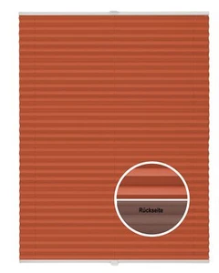 Plissee Thermo Klemmfix ohne Bohren Farbe: Orange - Bild 1 von 217