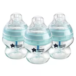 Tommee Tippee Advanced Anti-Colic Baby Bottles with Breast-like Nipple 3-Pack - Picture 1 of 4
