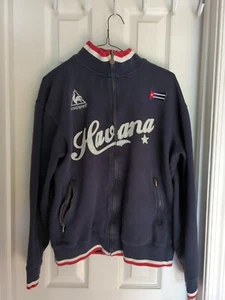 le coq sportif jacket Size Small Havana Jacket With Zipper Front Blue - Picture 1 of 9
