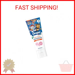 Orajel Kids Paw Patrol Anti-Cavity Fluoride Toothpaste, Natural Fruity Bubble Fl - Picture 1 of 2