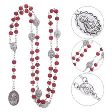 Rosary Beads Necklace Catholic Prayer Beaded Necklace Religious Jewelry