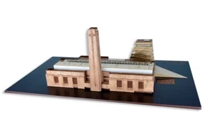 Little Building Co Tate Modern Scale Kit de maquette architecturale en bois 1:1200 Neuf dans sa boîte - Photo 1 sur 8