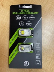 BUSHNELL 2-PACK 300 LUMEN HEADLAMP *NEW - Picture 1 of 2