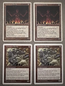 4x Colossus of Sardia x4 (Two Fifth Edition, Two Fourth Edition) MAGIC MTG - Picture 1 of 2