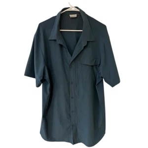Columbia Herren Kurzarm Button Down Hemd Blau XL mit Omni Shield - Bild 1 von 3