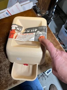 Rare Vintage Nip-N-Sip Pet Feeder Dog Cat Food Water Bowl NOS Camping Ultra Lab - Picture 1 of 3