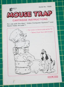 Atari 2600 Game Manual: Mouse Trap - Picture 1 of 2