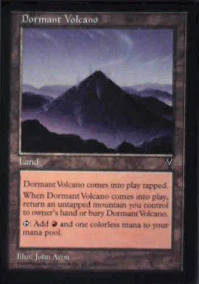 Dormant Volcano - Visions: #161, Magic: The Gathering Nm R208 - Image 1 of 1
