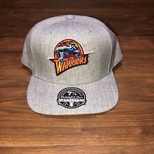 Golden State Warriors Mitchell & Ness Dynasty fitted cap sz 7 7/8 NBA hat Grey