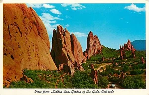 Postal de Hidden Inn Garden of the Gods Colorado CO - Imagen 1 de 2